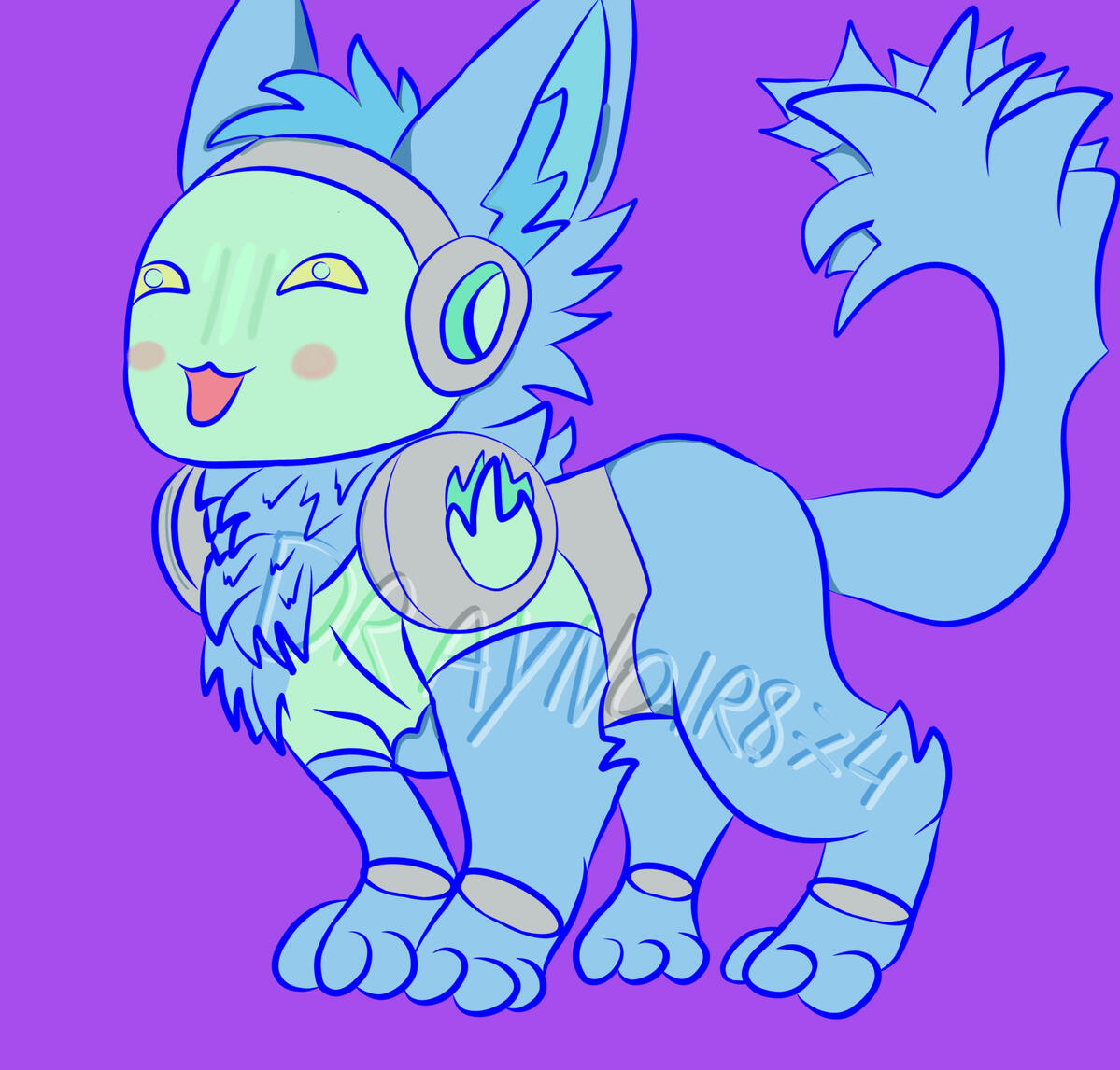 Fullbody Protogen : rendered