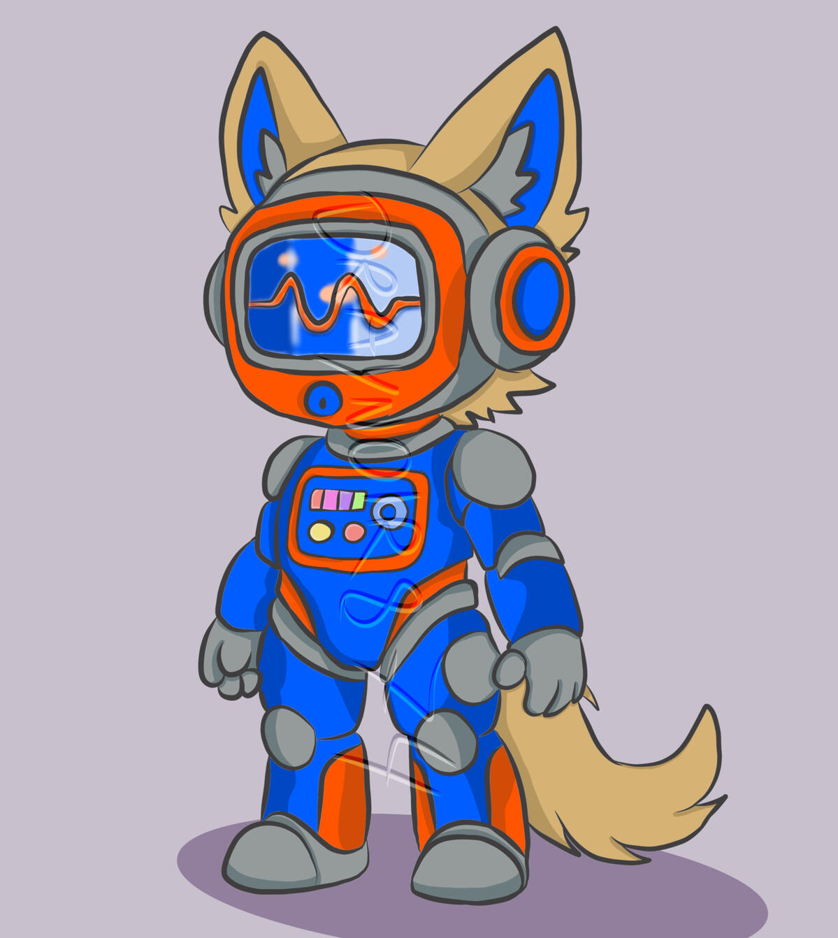 Fullbody Protogen : rendered